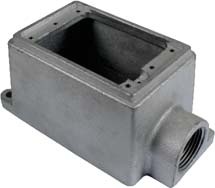 Malleable iron Single-gang deep device box with cover