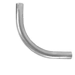 Steel 90-degree EMT elbow