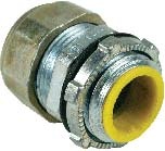 Zinc Die Cast Insulated EMT Connector Rain-Tight Compression Type