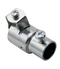 Steel EMT-to-Flex Coupling Set-Screw/Double-Bite Saddle Clamp Type