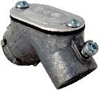 Zinc Die Cast EMT-to-Box Pull Elbow Set-Screw Type with Gasket