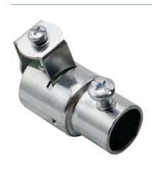 Steel EMT-to-Flex Coupling Set-Screw/Double-Bite Saddle Clamp Type