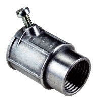 Zinc die-cast Rigid-to-flex set-screw connector