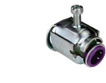 Steel AC/MC cable connector