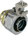 Malleable iron Straight insulated long liquid-tight connector