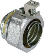 Malleable iron Straight insulated long liquid-tight connector