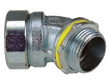 Malleable iron 45-degree liquid-tight connector