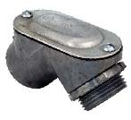Zinc die-cast Pull elbow with removable cover