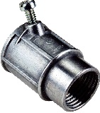 Zinc die-cast Rigid-to-flex set-screw connector