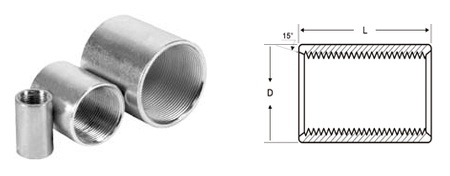 Steel Rigid/IMC threaded coupling