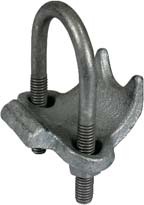 Malleable iron Rod-type beam clamp