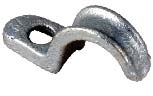 Malleable iron Rigid/IMC one-hole strap